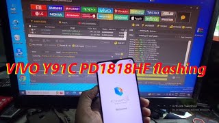 VIVO Y91C PD1818HF flashing and status brom cmd send da fail error solution [upl. by Esaele]