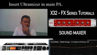 Increase loudness by SoundmaxerUltramizer in main PA เพิ่มมวลและความสว่างให้กับเสียงดนตรีแบบง่ายๆ [upl. by Uchish]