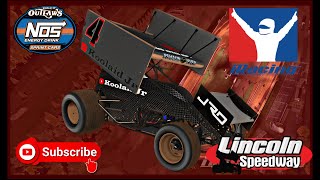 iRacing Dirt Official  World of Outlaws Sprint Car Series  Lincoln Speedway [upl. by Alket722]