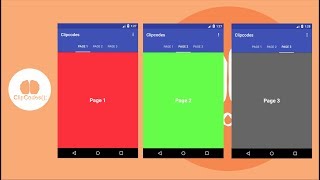 ViewPager and TabLayout Android Make Slide Page Tabs Custom Adapter Fragment [upl. by Ehtylb823]