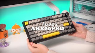 Ajazz AK820 PRO with Ajazz Moon Linears  Teardown Typing Latency [upl. by Nodnart]