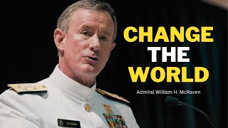 Admiral William H McRaven Leaves the Audience SPEECHLESS  One of the Best Motivational Speeches [upl. by Anniala]