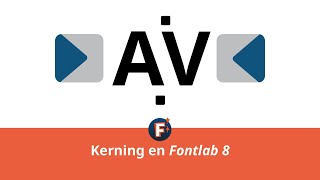 kerning en Fontlab 8 [upl. by Yroj]