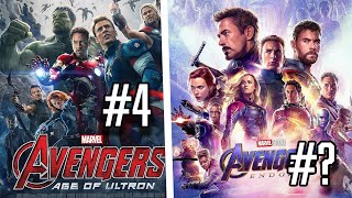 Ranking all Avengers Movies WORST TO BEST [upl. by Nomad314]