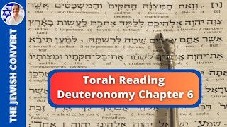 Deuteronomy Chapter 6  Torah Reading in Hebrew with English Translation  TORAH STUDY [upl. by Desdemona99]