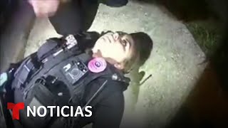 En video Una policía sufre los estragos del fentanilo  Noticias Telemundo [upl. by Aramal]