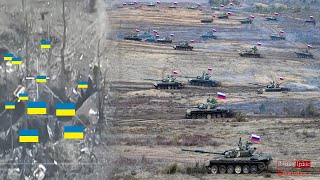 Crazy Action Dozens of Russian tanks ambush the Ukrainian military [upl. by Feodore]