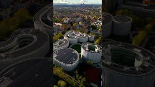 Milano Italy 🇮🇹 Università Bocconi Bocconi University by drone 4K CDA Bocconi Campus [upl. by Noll]