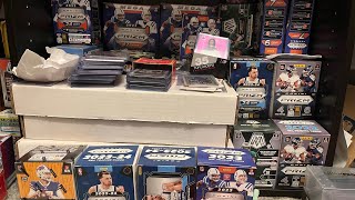 NFL Prizm mega and blaster box  marvel allure comic book pick ups and comic con pic ups [upl. by Nueovas]