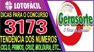 Dicas Para Lotofacil 3173 Analise Tendências E Estudos Com Ferramentas Avançadas [upl. by Woodley]