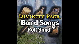 Divinity Bard Song Pack BG3  All Digital Deluxe DLC Bard Songs  Full Bard Band  Baldurs Gate 3 [upl. by Gora]