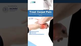 How to relieve Wrist Pain chiropractic osteopathicmanipulation carpal [upl. by Aicram]