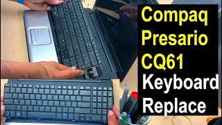 How to Change Keyboard Compaq Presario CQ61 CQ60 CQ41 G61 [upl. by Pernell914]