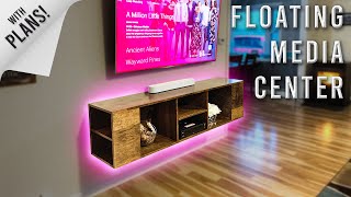 How To Build A Floating Entertainment Center [upl. by Hteik]