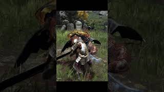 Proper way to play with curved swords in elden ringer [upl. by Aicilra612]