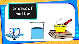 Science  What are Solid Liquid and Gas States of matter  Basic  English [upl. by Woodford]