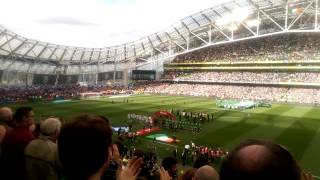 Republic of Ireland vs Scotland Anthems [upl. by Mcnally793]