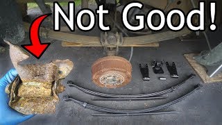 How to Replace Leaf Springs and Lift your Truck [upl. by Kcira]