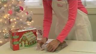 How To Assemble A Gingerbread House With Melted Isomalt Sugar [upl. by Kuth696]