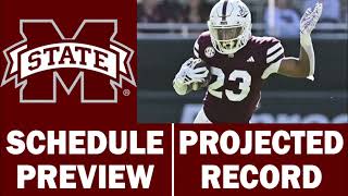 Mississippi State Football 2024 Schedule Preview amp Record Projection [upl. by Mercedes]