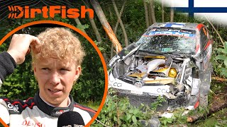 Rovanperä CRASHES 😱 WRC Rally Finland 2024 [upl. by Therese]