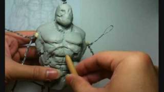 Superhero Action Figure Anatomical Proportion Sculpting Part 6 of X [upl. by Acinet386]