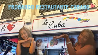 MI PRIMER VÍDEO  PROBADO UN RESTAURANTE CUBANO DE MI ISLA🌴🇨🇺 [upl. by Tibbs811]