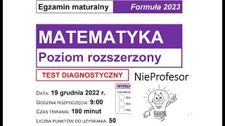 Zadanie 11 CKE grudzień 2022 matura matematyka rozszerzona [upl. by Waxler]