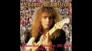 YNGWIE MALMSTEEN J JOHANSSON SOLO  KREE NAKOORIE LIVE 1985 [upl. by Eon]