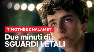 Tutti gli sguardi letali di TIMOTHÉE CHALAMET in 2 minuti  Netflix Italia [upl. by Aitenev]