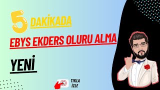 1EBYS Kolay Ekders Onayı YEPYENİ [upl. by Inanuah]