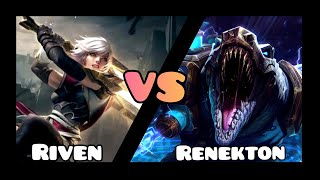 Riven vs Renekton  WILD RIFT RANKED [upl. by Freberg]