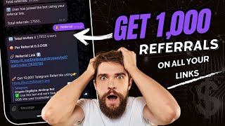 Get 1000 Referrals without Referring Anyone  Unlimited Referral Trick [upl. by Bohon]