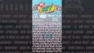 Warped Tour 2025 leaked lineup [upl. by Ahse]