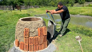 Built A Tandoor For A Gourmet Dish Lamb In A Tandoor On A Mountain Top [upl. by Orvil]