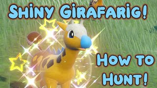 Shiny Girafarig  How to Hunt Girafarig  Pokemon Violet Badge Quest 2 [upl. by Elleinod]