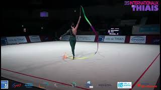 NIKOLCHENKO Vlada UKR RIBBON AA 3105  Grand Prix Thiais 2024 [upl. by Atteuqcaj]