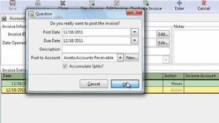 How to record Sales Invoices in GnuCash [upl. by Glenden]