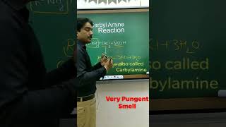 Carbylamine reactionIsocyanideAniline to Phenyl Isocyanideshorts [upl. by Vento672]