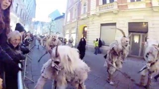 Krampus Parade Graz  Austria December 2013 [upl. by Sherr]