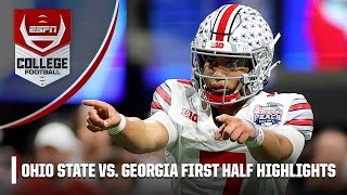 Ohio State vs Georgia First Half Highlights  College Football Playoff [upl. by Mouldon]