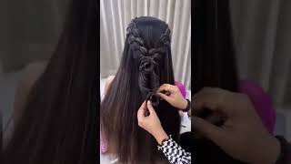 how to make beautiful hairstyle for girlsgeetahairstyleshairstyle beast supereasyhairstyle new [upl. by Heaps]