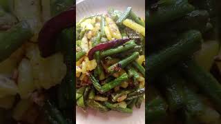 Allu jhudanga bhajabarbati frycow pea frygreen vegetable [upl. by Dustin776]