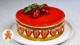 Клубничный торт quotФрезьеquot ✧ Fraisier Torte  Fraisier Cake English Subtitles [upl. by Laure]