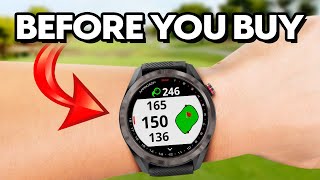 WHAT OTHERS ARENT TELLING YOU  Garmin Approach S42 GPS Watch On Course Review [upl. by Euginimod]