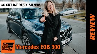 Mercedes EQB 300 im Test 2022 So gut ist der Elektro7Sitzer 💺 Fahrbericht  Review  Preis [upl. by Aloin]