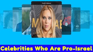 Celebrities Who Are Pro Israel [upl. by Tews466]