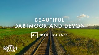 Experience the Dartmoor Line Okehampton to Exeter St Davids  Relaxing 4K Train Journey [upl. by Ysnil]