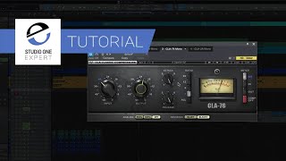 Mixing Vocals in Studio One with Waves Plugins  Part 2  CLA76 Compressor  Limiter [upl. by Lleznod]