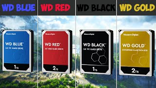 WD BLUE vs WD RED vs WD BLACK vs WD GOLD  HDD Loading Time Comparison [upl. by Maryn]